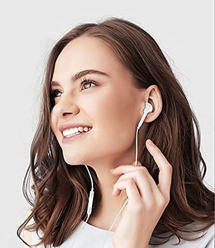 אוזניות אוזניות של לייאן 2 אוזניות Apple [Apple MFI Certified] אוזניות אוזניות עם 3.5 ממ קווית